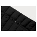 Čierna dámska prešívaná bunda pre prechodné obdobie (16M9109-392)
