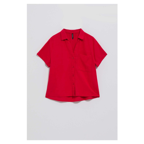 WOMEN'S SHIRT L-KO-4054 STRAWBERRY Moodo