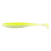 Keitech gumová nástraha easy shiner chartreuse shad - 4,5" 11,3 cm 6 ks