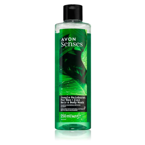 Avon Senses Jungle Rainburst sprchový gél a šampón 2 v 1