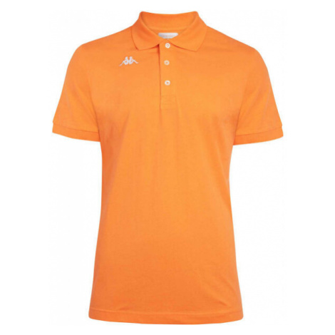 Kappa LOGO DIRK MSS Pánske tričko polo, oranžová, veľkosť