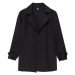 Pull&Bear Prechodný kabát  čierna