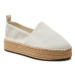 Calvin Klein Jeans Espadrilky Platform Espadrille Uc YW0YW01377 Écru