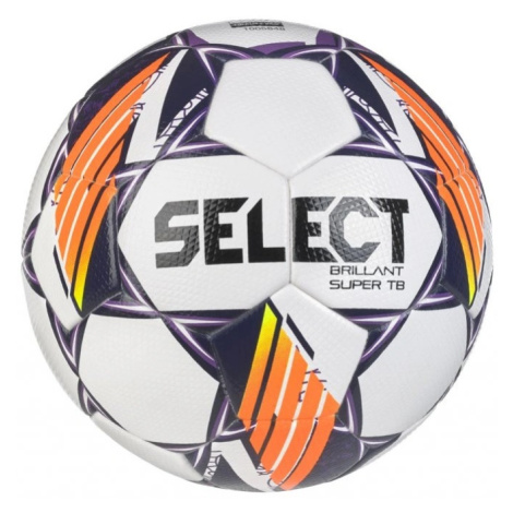 Futbalová lopta SELECT FB Brillant Super TB 5 bielo-fialová