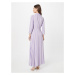 Y.A.S Košeľové šaty 'Savanna'  krémová / fialová