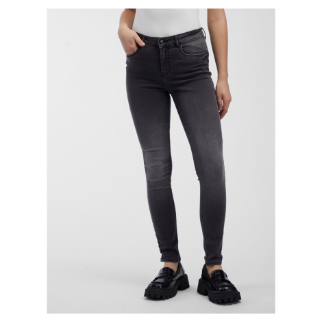 Orsay Grey Womens Skinny Fit Jeans - Women