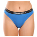 Women's thong Mons Royale merino blue