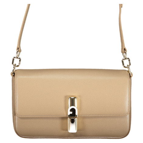 Béžová kabelka cez rameno Furla