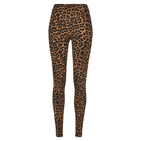 Women's Soft Leggings AOP darkleo Urban Classics