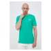 Bavlnené tričko Puma 535587-02, zelená farba, jednofarebné