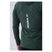 NEBBIA - Pánske tričko na cvičenie s kapucňou 330 (dark green) - NEBBIA