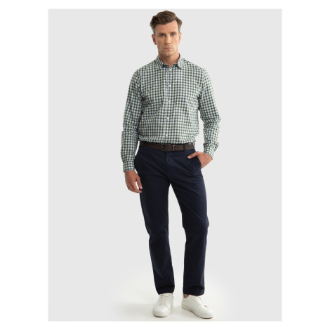 Big Star Man's Chinos Trousers 350017 403 Navy