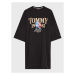 Tommy Jeans Tričko Luxe DW0DW15087 Čierna Regular Fit