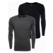 Ombre Clothing Men's plain longsleeve - mix 2