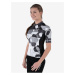 Čierno-biely dámsky cyklistický dres Kilpi Adamello-W