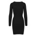 Dámske šaty Urban Classics Ladies Cut Out Dress black