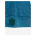 Modrá pánska rebrovaná vlnená čiapka Blauer