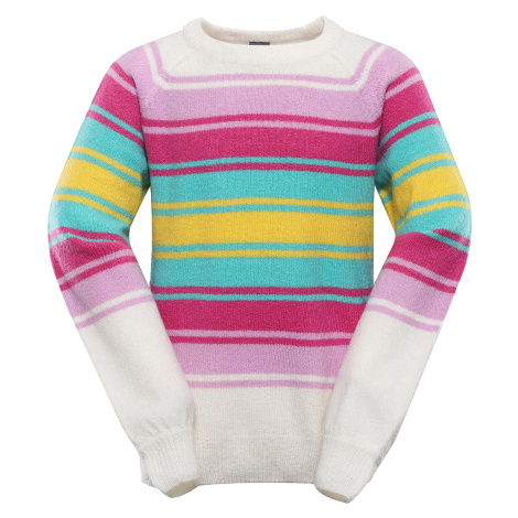 Children's striped sweater nax NAX NORDO cream