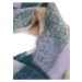 Modro-fialový dámsky kockovaný šál ORSAY