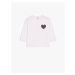 Koton T-Shirt Long Sleeve Heart Printed Crew Neck