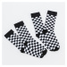 Urban Classics Checker Socks 2-Pack Black/ White