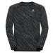 Odlo The Blackcomb Light Long Sleeve Base Layer Men's Black/Space Dye Bežecké tričko s dlhým ruk