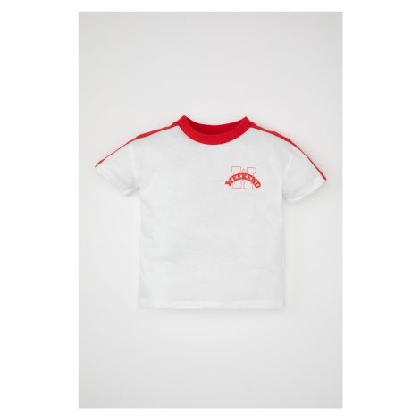 DEFACTO Baby Boy Printed Short Sleeve T-Shirt