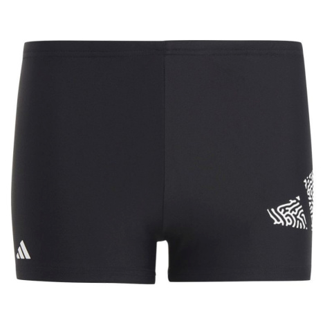 Juniorské plavky adidas 3 Bar Log Boxer HR7480 128 cm