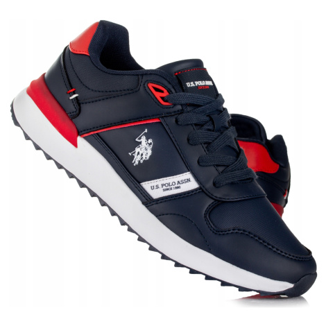 Pánska športová obuv UP12M68089-DBL-RED02 Tmavomodrá s červenou - U.S. Polo Assn. tm.modrá-červe