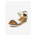 Sandále pre ženy Rieker - biela, hnedá