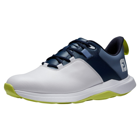 Footjoy ProLite White/Navy/Lime Pánske golfové topánky