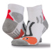 Spiro Unisex kompresné športové ponožky RT294 White