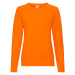 Orange classic sweatshirt light Fruit of the Loom