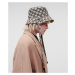 Klobúk Karl Lagerfeld K/Monogram Jkrd Rev Bucket Hat Modrá