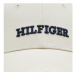 Tommy Hilfiger Šiltovka Hilfiger Prep Cap AW0AW16040 Écru