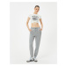 Koton Jogger Sweatpants with Tie Waist Pocket