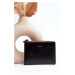 Women's Black Leather Wallet Cudea