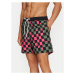 Vans Plavecké šortky Primary Checkboard Elastic Boardshort VN000G7R Čierna Regular Fit