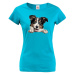 Dámské tričko Border kolie - tričko pre milovníkov psov