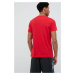Bavlnené tričko Reebok IDENTITY červená farba, jednofarebné, IL3697.100070678