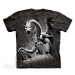The Mountain Detské batikované tričko - Black Dragon - čierne