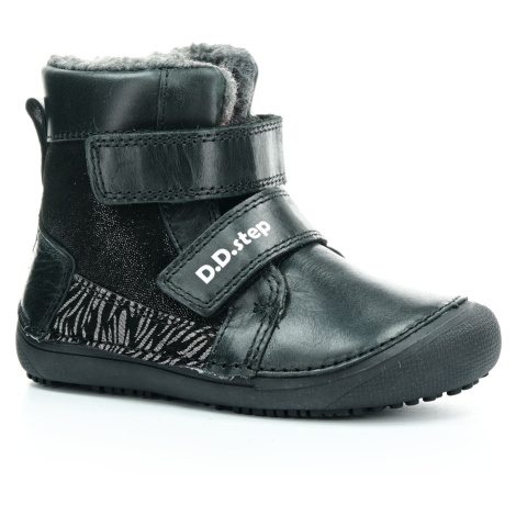 D.D.Step DDStep W063-356 čierne zimné barefoot topánky 30 EUR