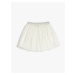 Koton Tutu Skirt Glittering Lined Elastic Waist