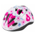 Pony dětská cyklistická helma bílá-růžová