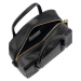 KABELKA GANT ICONIC MINI LEATHER BAG BLACK