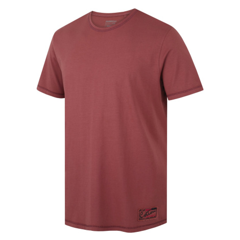 Men's cotton T-shirt HUSKY Tee Base M dark burgundy