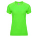 Roly Bahrain Dámske funkčné tričko CA0408 Fluor Green 222