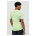 Bežecké tričko 4F zelená farba, s potlačou