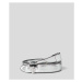 Opasok Karl Lagerfeld K/Ikonik 3D Pin Belt Šedá