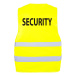 Korntex Passau Security Unisex reflexná vesta KX010S Signal Yellow